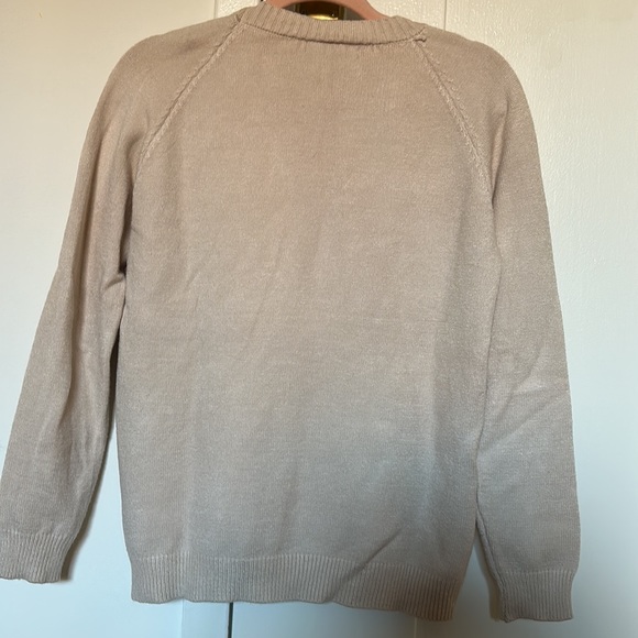 NWOT Beige Pearl Warm Sweater - Picture 4 of 4